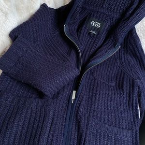 Native Youth hooded sweater jacket